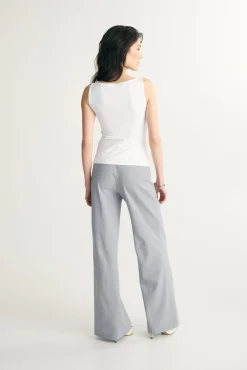 Boat neck top