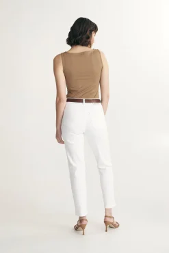 Boat neck top