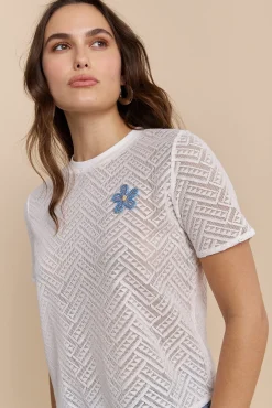 Boxy short sleeve top