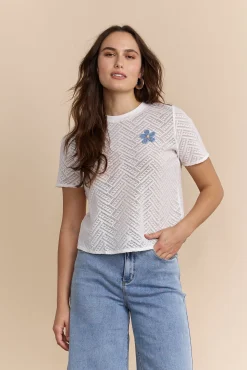 Boxy short sleeve top