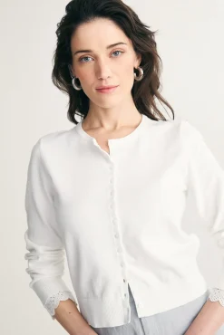 Cardigan with embroidery
