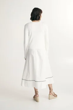 Cardigan with wrist detail