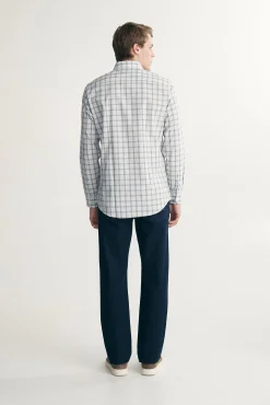 Checkered fitted shirt