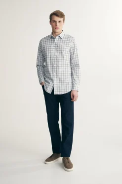 Checkered fitted shirt