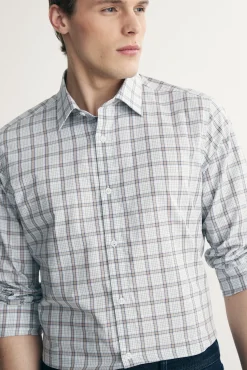 Checkered fitted shirt