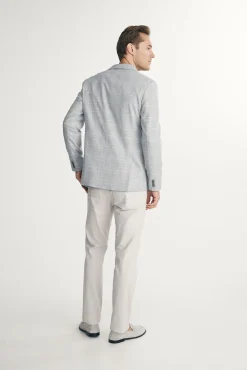 Check Fitted blazer