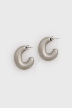 Chunky hoop earrings