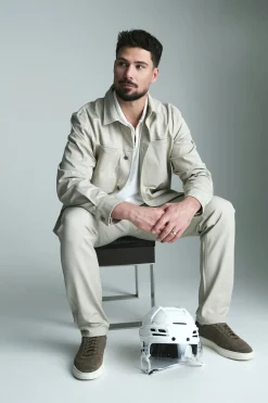 Comfort fit overshirt