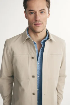 Comfort fit overshirt
