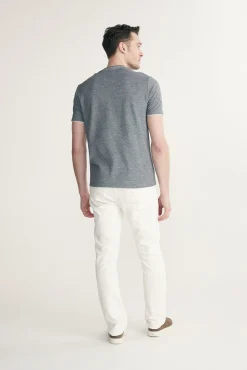 Contrast details pique t-shirt