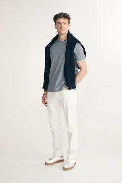 Contrast details pique t-shirt