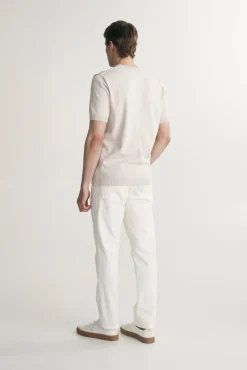 Cotton henley shirt