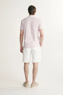Cotton johnny collar polo