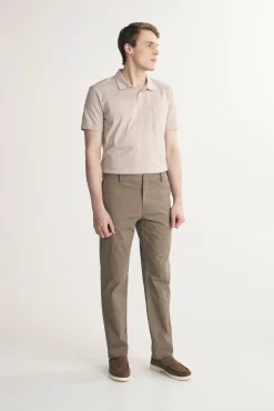Cotton johnny collar polo