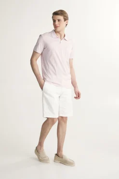 Cotton johnny collar polo