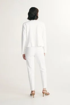 Cropped basic blazer