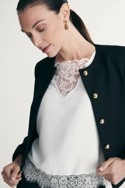 Cropped blazer