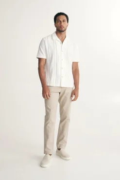 Cuban collar fitted shirt