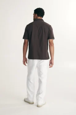 Cuban collar fitted shirt