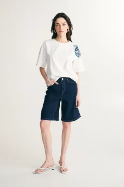 Denim shorts