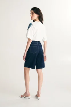 Denim shorts