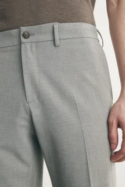 Elastic sides two tone pant