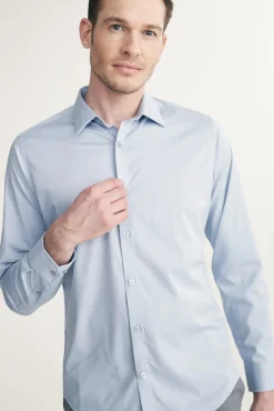 Fitted solid shirt