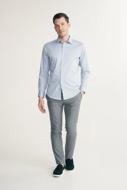 Fitted solid shirt