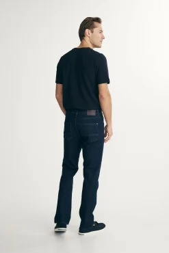 Five pockets straight jeans