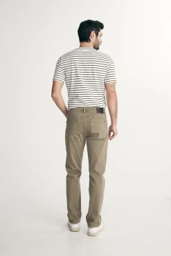 Five pockets straight jeans