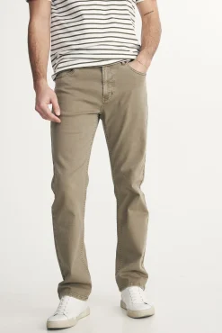 Five pockets straight jeans