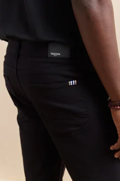 Five pockets textured bermuda