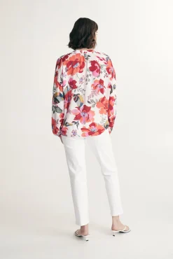 Floral print blouse