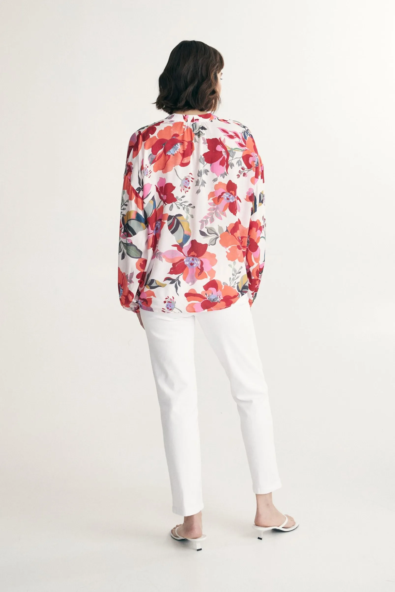 Floral print blouse