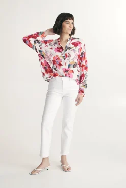 Floral print blouse