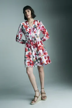 Floral printed dress