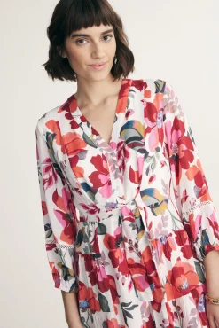 Floral printed dress