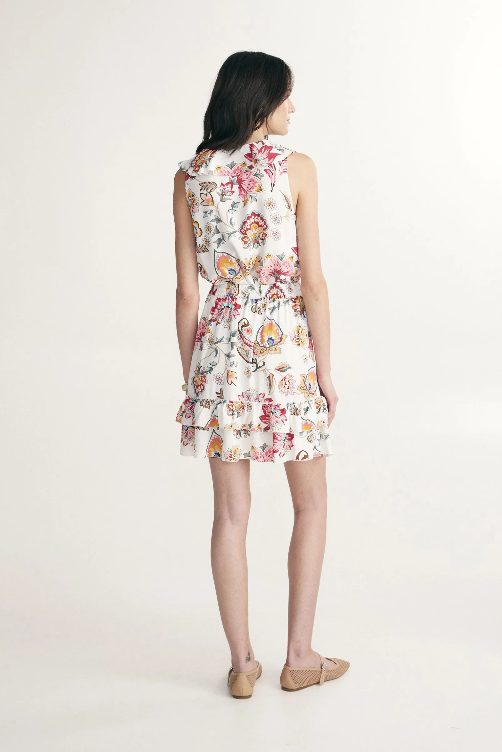 Floral printed skirt