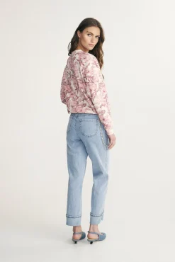 Floral print sweatshirt