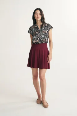 Floral print top