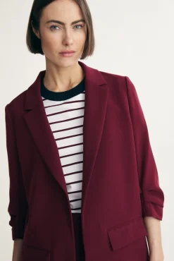 Fluid straight blazer