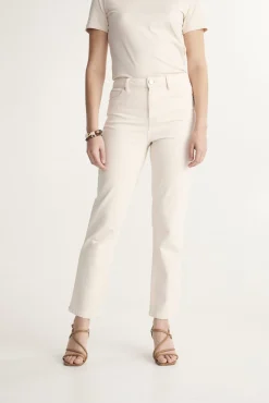 High waist cropped jean