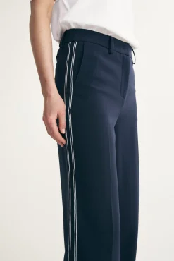 High waist pant with ribbon