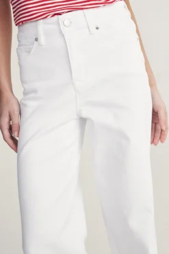 High waist straight jean