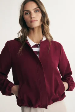 Jacket with drawstring