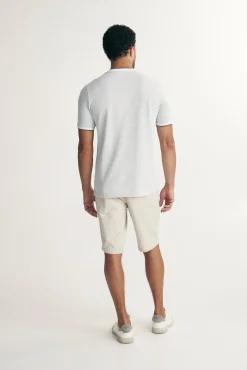 Jacquard t-shirt with rib detail