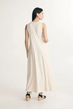 Jersey maxi dress