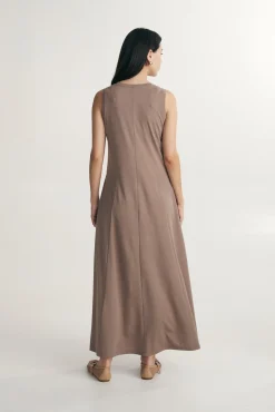 Jersey maxi dress
