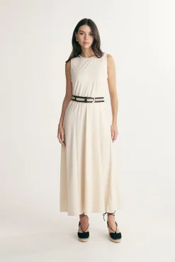Jersey maxi dress