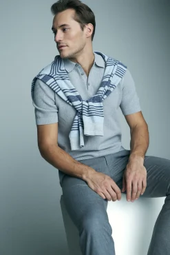 Knit polo